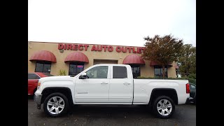 2015 GMC Sierra 1500 SLE 4x4 4 door pickup truck in depth walk around video review [upl. by Arbba]