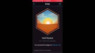 Garmin Connect App  View Badges Earned and Available Apple iOS [upl. by Engelbert]