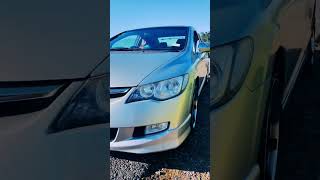 2008 Honda Civic 18S  Silver Saloon with 3Inch Muffler honda civic hondacivic civiclovers [upl. by Thacker]