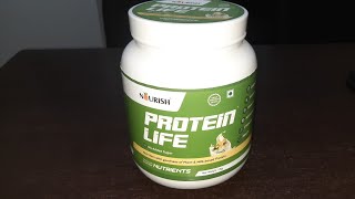 Nourish Protein Life Vanilla  Smart Value Protein Powder 1kg  Smart Value My Life [upl. by Alliuqaj231]