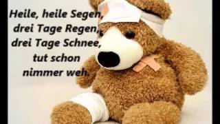 Heile heile Segen mit Gesang und Text zum Mitsingen [upl. by Georgette]