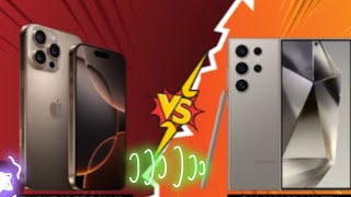 iphone 16 pro max versus samsung galaxy s24 ultra cuál supera a quién [upl. by Phelgon]