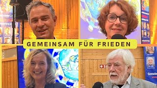 3 Für den FriedenKonferenz mit D Ganser U Guérot E Drewermann HJ Maaz und Silke Schäfer [upl. by Calvina]