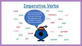 Imperative Verbs Year 3 [upl. by Beltran]