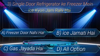 Single door refrigerator main ice kyon jam rahi Hai fridgerepair refrigeratorrepair acrepair [upl. by Udele95]