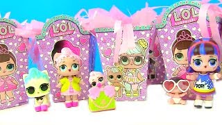 Куклы Лол Мультик Новогодние сюрпризы Лол для My Toys Pink lol Surprise Видео для детей [upl. by Izmar]