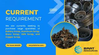 RecycleINme Introducing Brat Resources Pte Ltd  International Metal Scrap Trading Company [upl. by Nongim]