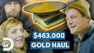 463000 MidSeason Gold Haul Smashes Targets  Gold Divers [upl. by Fannie]