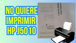 🔴MI IMPRESORA HP Tiene Tinta y no IMPRIME nada modelo HP 2050 Cartucho Soluciones [upl. by Ahsilak]