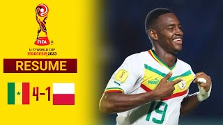 Sénégal vs Pologne  41  Résumé  Coupe du Monde U17 2023 [upl. by Ofloda156]