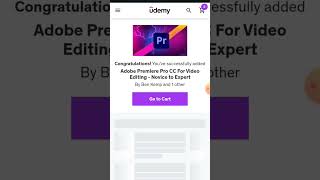 Free Courses for Udemy users Free Course Adobe Premiere pro CC for Video Editing Novice to Expert [upl. by Keever]