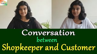 Conversation between Shopkeeper and a Customer  Adrija Biswas [upl. by Rothmuller]