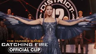 Katniss Reveals Cinnas Dress  The Hunger Games Catching Fire [upl. by Viafore]