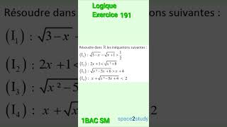 Exercice 191 Logique 1BACSM Maths [upl. by Aliban131]