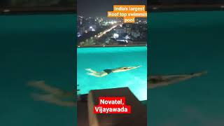 Indias largest Roof top swimming pool india amazing shorts [upl. by Dinny]