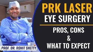 PRK Photorefractive Keratectomy Laser Eye surgery  Pros Cons amp What to Expect  Dr Rohit Shetty [upl. by Sarina]