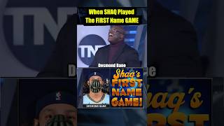 When SHAQ Played The FIRST Name GAME [upl. by Nniw]