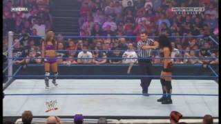 AJ Lee vs Tamina Smackdown 070811 [upl. by Atekin]