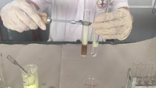 Hays Sulfur Powder Test  for detection of bile salts in urine [upl. by Jacenta]