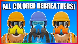 UPDATED GTA 5 ONLINE HOW TO GET ALL COLORED REBREATHERS GTA 5 Clothing Glitches [upl. by Litman]