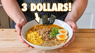 3 Dollar Homemade Ramen  But Cheaper [upl. by Renner]