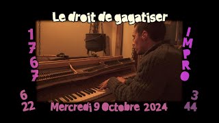 composition pour piano  1767  Le droit de gagatiser [upl. by Macknair]