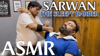 Asmr Intense Head massage 💈 forehead tappings💈Neck cracking by Indian Sleepy Barber SARWAN [upl. by Dawson]