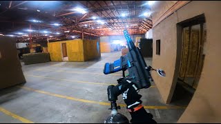 Using a paintball marker in airsoft  Handing out that spam musubi [upl. by Meihar78]