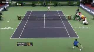 Federer Outclasses Murray With Hot Shot Dropper [upl. by Ahsinauq688]