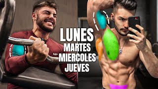 Rutina de 4 días para Aumentar Masa Muscular en el Gym [upl. by Conner]