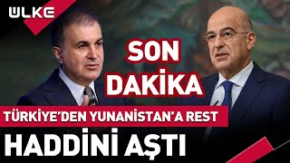 SONDAKİKA Türkiyeden Yunanistana Rest Haddini Aştı [upl. by Mlehliw]