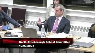 NA School Committee 1232024  School Fees in the FY2025 Budget [upl. by Syck]