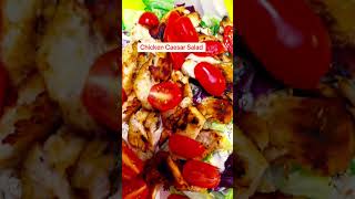 Chicken Caesar Salad 🥗💚 ytshorts food saladrecipe healthyeating freshgreens salad caesars [upl. by Giraud672]