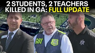 Georgia School Shooting suspect identified 2 students 2 teachers killed  FULL UPDATE [upl. by Rahel]