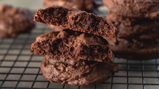 Double Chocolate Chip Cookies  Soft Chewy and Easy Recipe to Bake from Scratch [upl. by Atiram309]