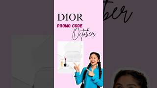 DIOR promo code October 2024 😍 JUST IN jadore beauty gwp [upl. by Staten949]