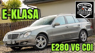 MERCEDES W211 4MATIC ✅️ S211 ✅️ E280 CDI V6 ✅️ 190KM ✅️ LIFT ✅️ Import Szwajcaria ‼️ [upl. by Jermain]