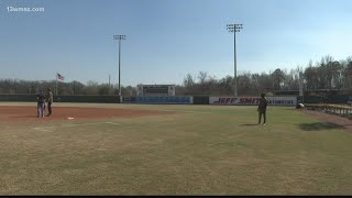 Feature film unDEFILED filming at Macons Luther Williams Field [upl. by Anelrad]