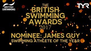 Swimming Athlete of the Year Nominee James Guy [upl. by Llertnad]