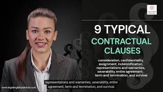 9 TYPICAL CONTRACTUAL CLAUSES [upl. by Gnivre6]