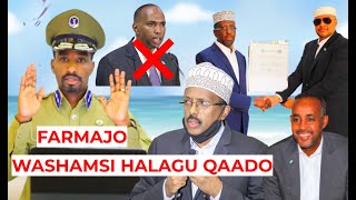 DEG DEG Sadaq Joon farmajo washamsi halagu Qaado amp sh sharif oo MW Noqonaya Kheyre oo la nacay Bye [upl. by Tawnya]