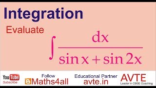 Integration of 1SinxSin2x  Indefinite Integration CBSE Class XII [upl. by Anyale519]