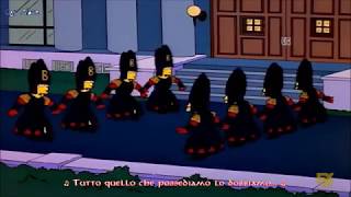 Simpson Mr Burns Guards  All We Own We Owe Sub Ita [upl. by Aicilev]