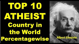 TOP 10 Atheist or Irreligion Country in the World Percentagewise [upl. by Hindorff]