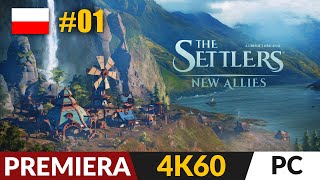 The Settlers New Allies PL 🏰 odc1  1 💥 Misja 1 i 2  The Settlers 8 Gameplay po polsku 4K [upl. by Dallman]