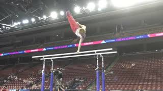 Riley Loos  Parallel Bars  2022 US Classic  Men  Session 1 [upl. by Arodnap]