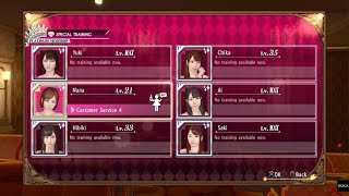 YAKUZA 0 Sotenbori Cabaret Club Sunshine Business Special Training  Manas Customer Service 4 [upl. by Ahsema]