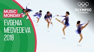 Evgenia Medvedevas short program at PyeongChang 2018  Music Monday [upl. by Ialda934]