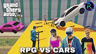 GTA V  RPG VS CARS SUPER FUNNY MATCH [upl. by Sarena]