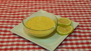 Cómo hacer salsa de limón  Receta fácil [upl. by Yllus200]